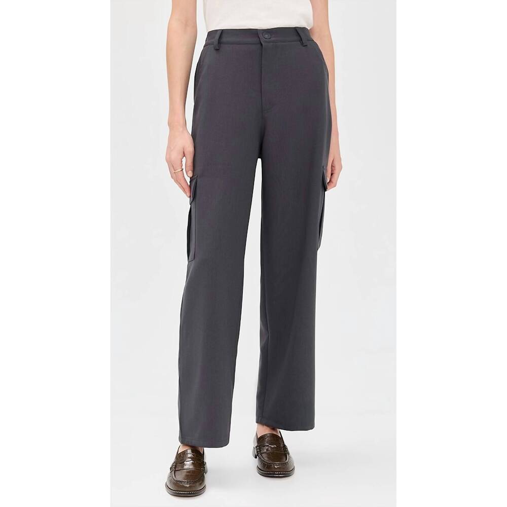 NEW LES TIEN women's jax carpenter pant in athletic grey